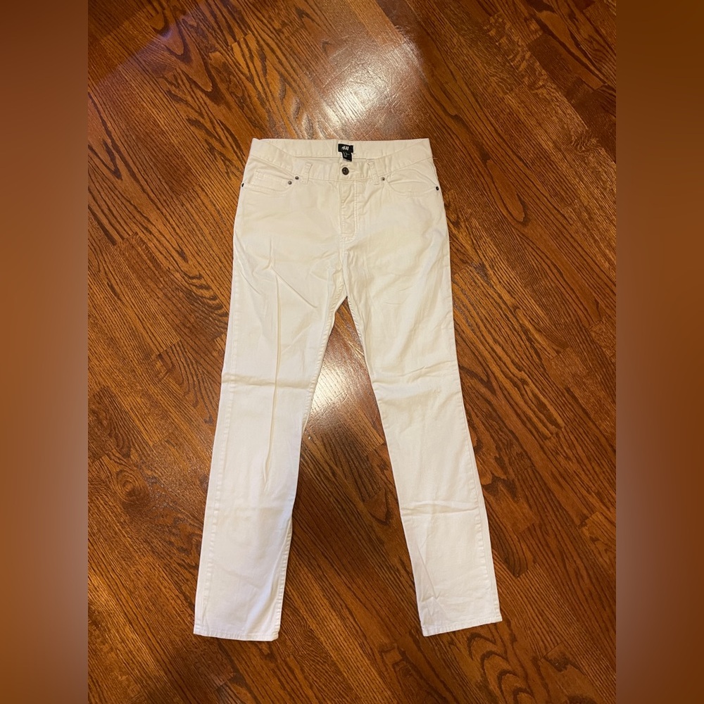 H&M White Pants - Size 30 x 31.5